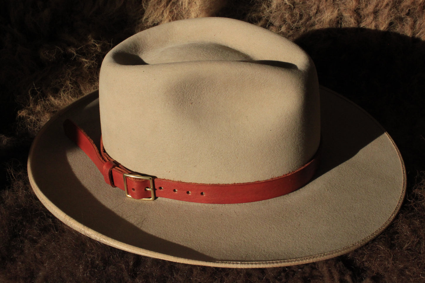 Buffalo Nickel (Custom) - Leather Hat Band