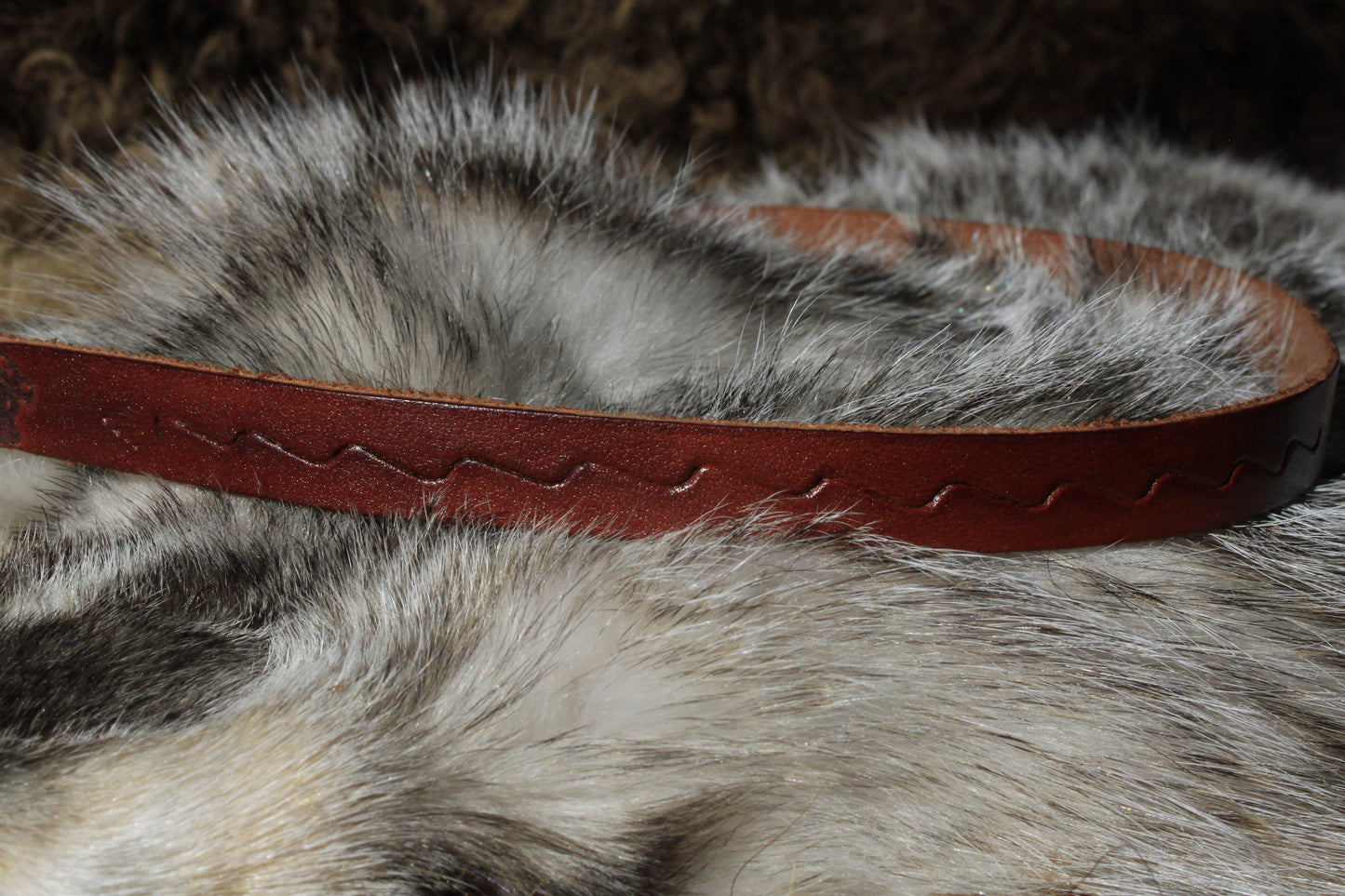 Leather Hat Band with Vintage Turquoise Concho Slide