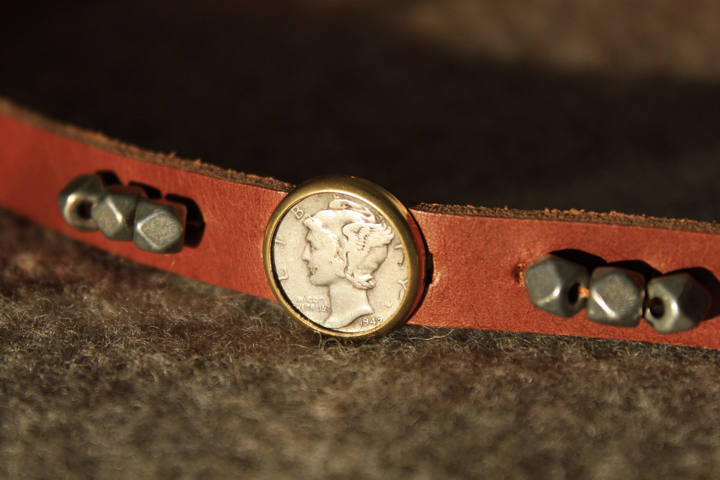 Mercury Dime (1942) - Leather Hat Band