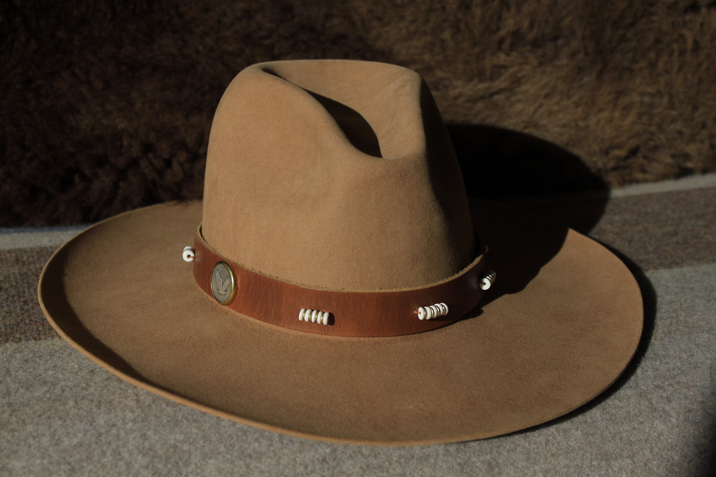 Standing Liberty Quarter - Leather Hat Band