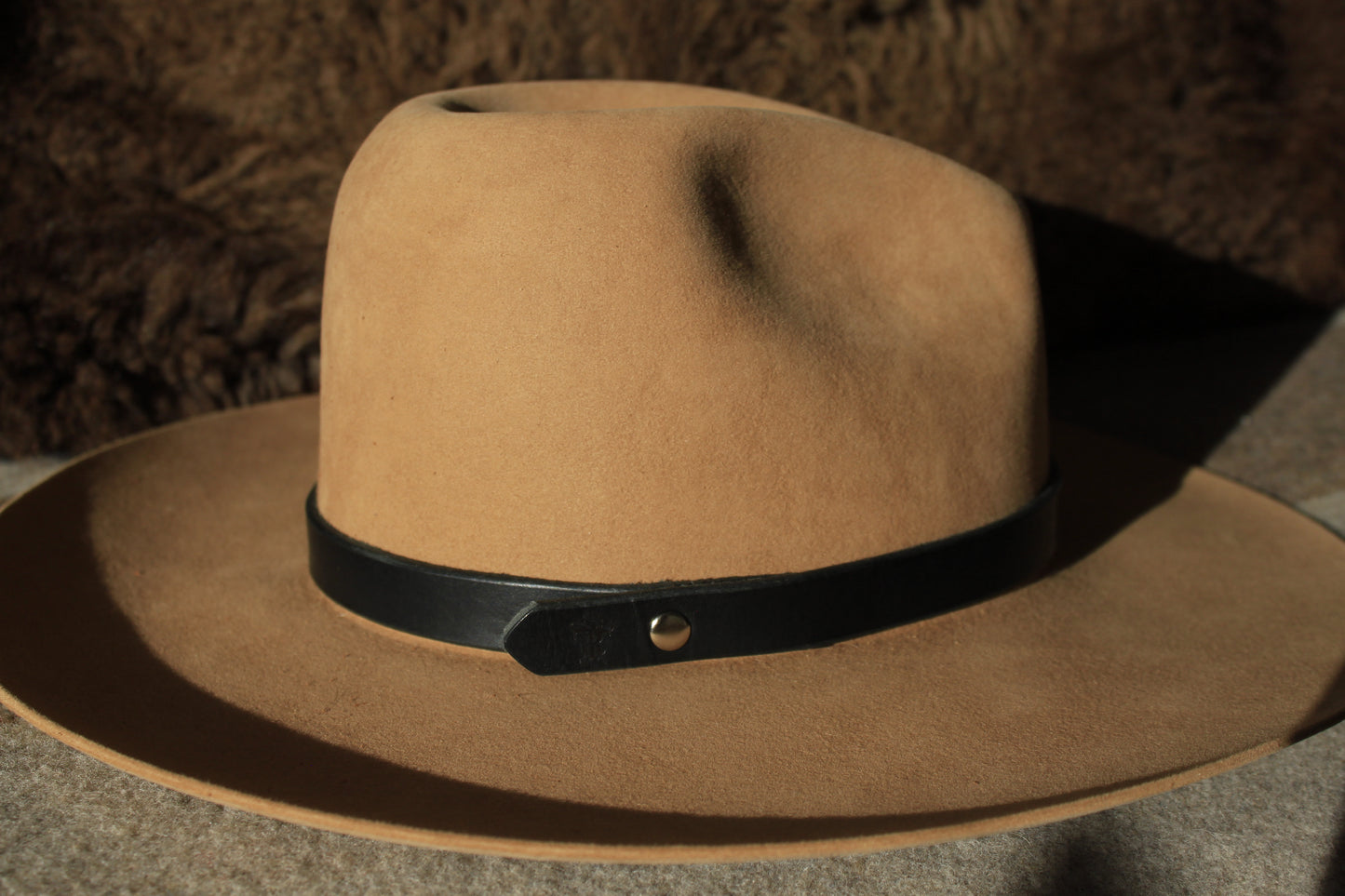 Buffalo Nickel - Leather Hat Band