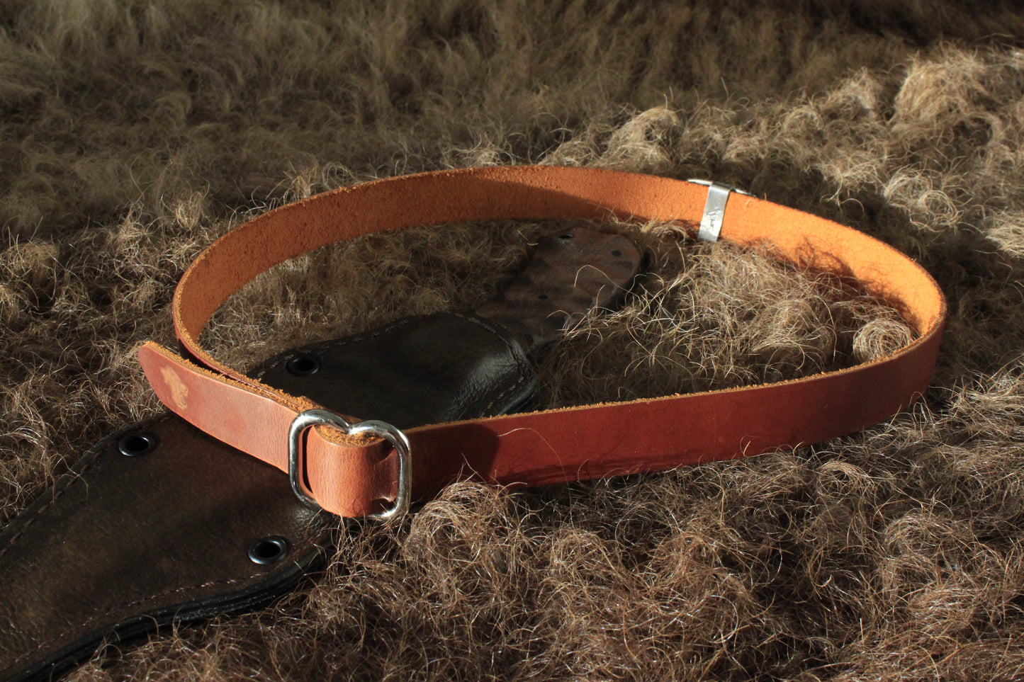 Owyhee - Leather Hat Band with Contemporary Jasper Slide