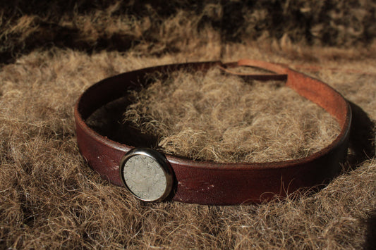 Liberty Head Nickel (1883) - Leather Hat Band