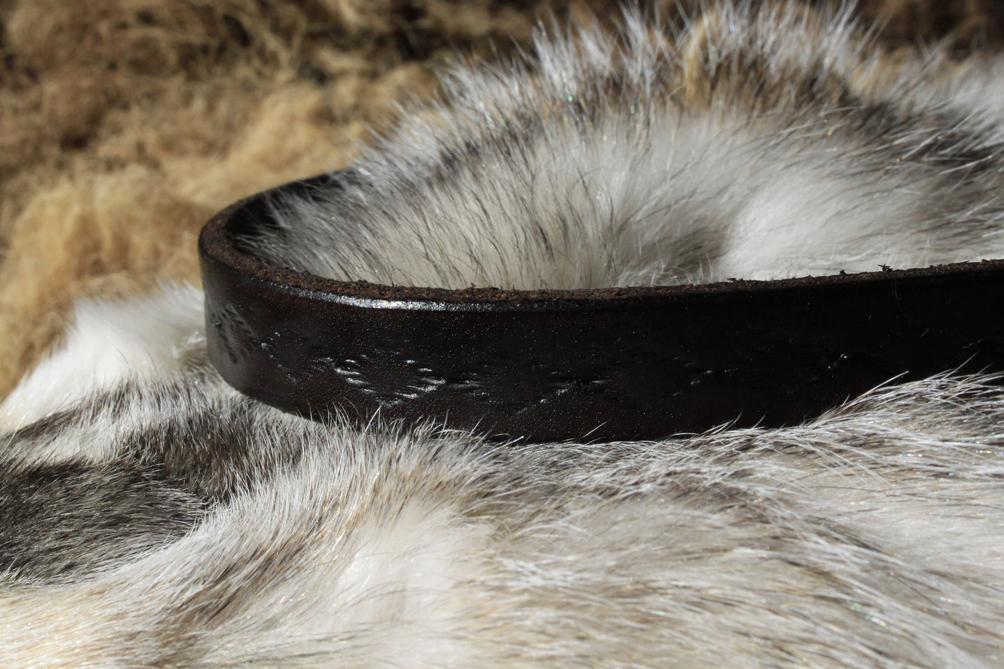 Leather Hat Band with Vintage Turquoise Concho Slide